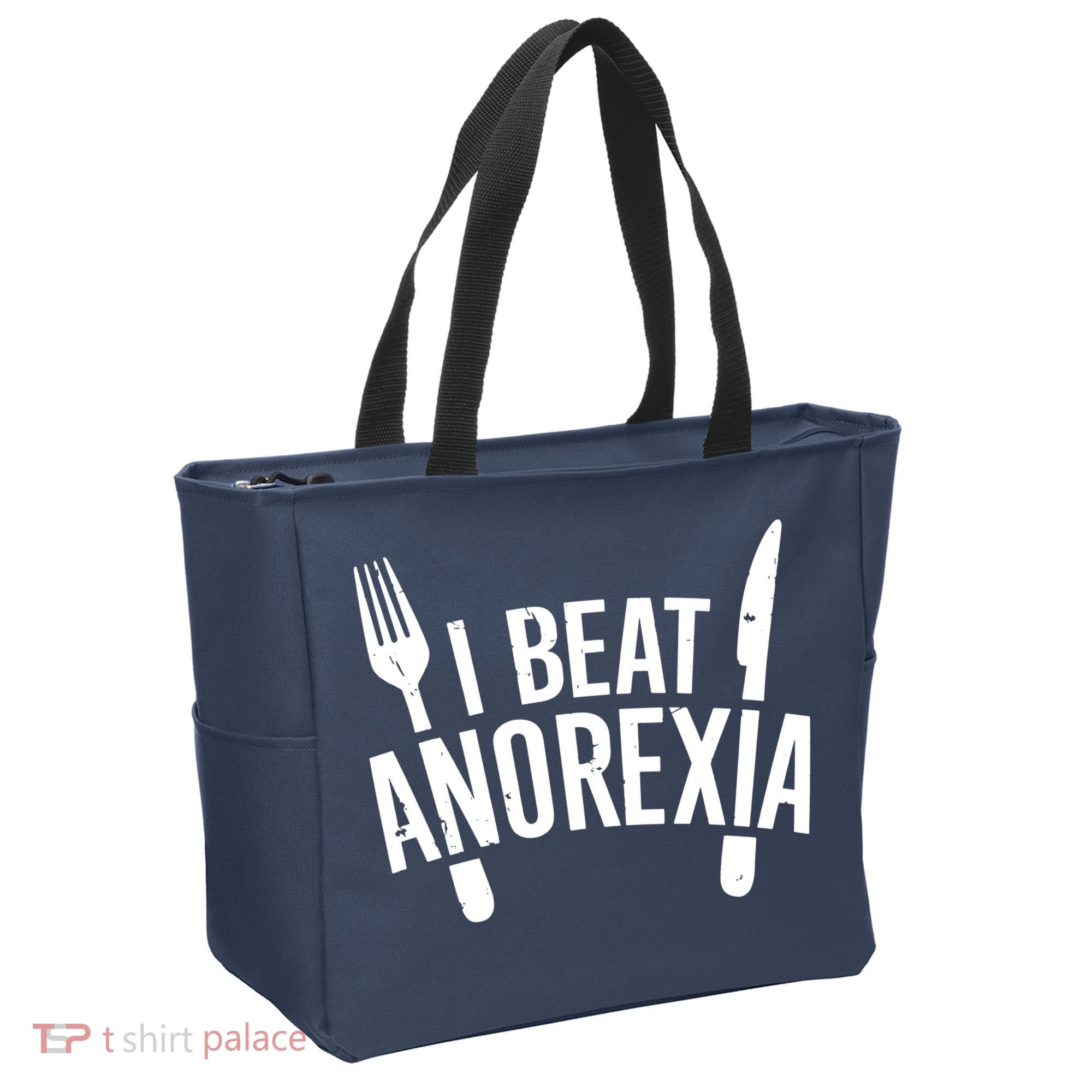 I Beat Anorexia Tote Bag