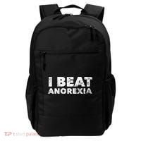 I Beat Anorexia Awareness Backpack thumb 0