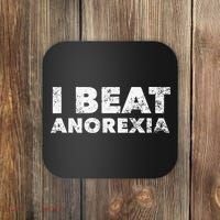 I Beat Anorexia Awareness Coaster thumb 0