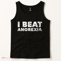 I Beat Anorexia Awareness Tank Top thumb 2