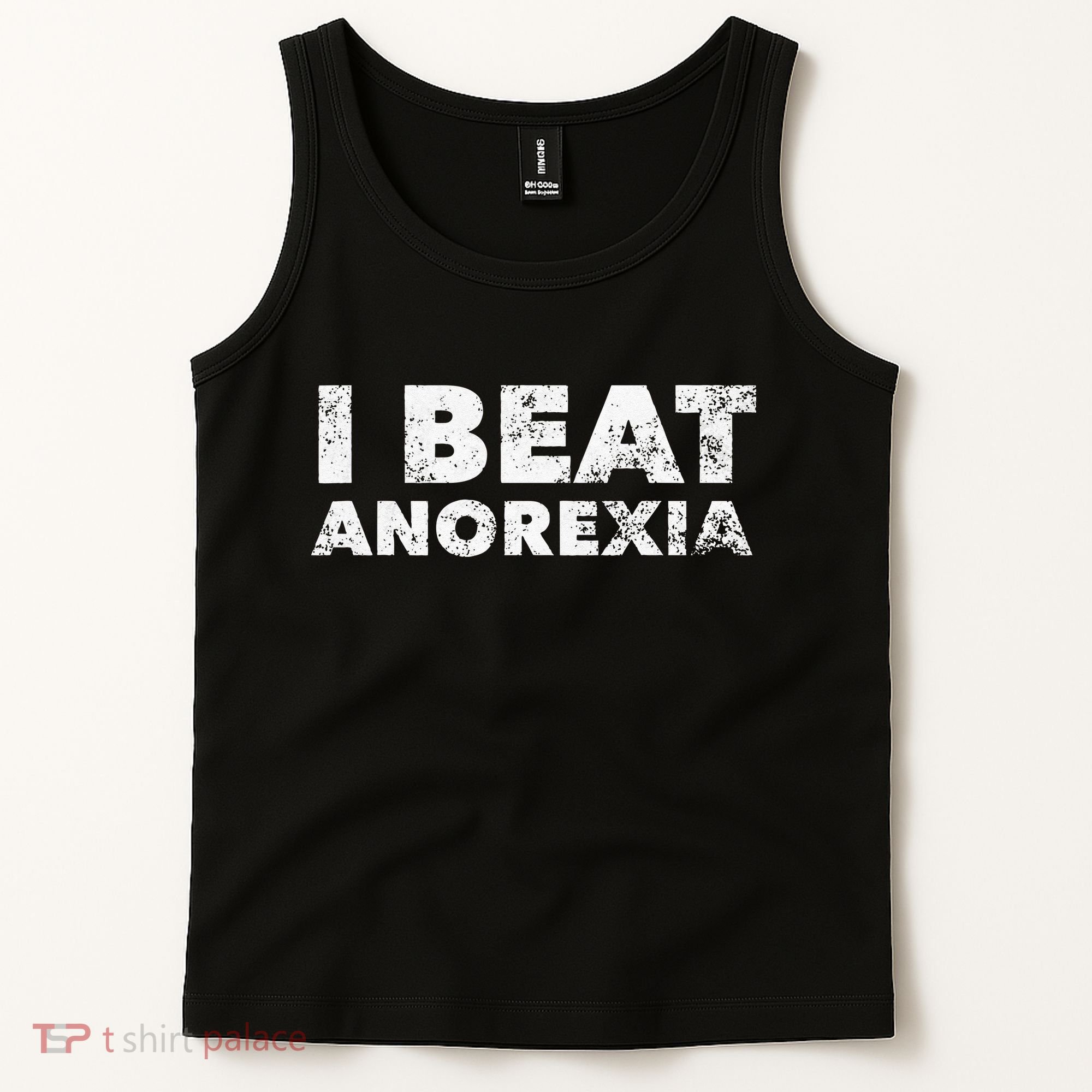 I Beat Anorexia Awareness Tank Top