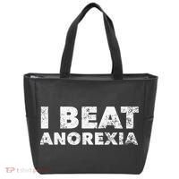 I Beat Anorexia Awareness Tote Bag thumb 0