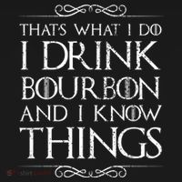 I Bourbon And I Know Things Cute Gift Bucket Hat thumb 4