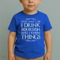 I Bourbon And I Know Things Cute Gift Toddler T-Shirt thumb 2
