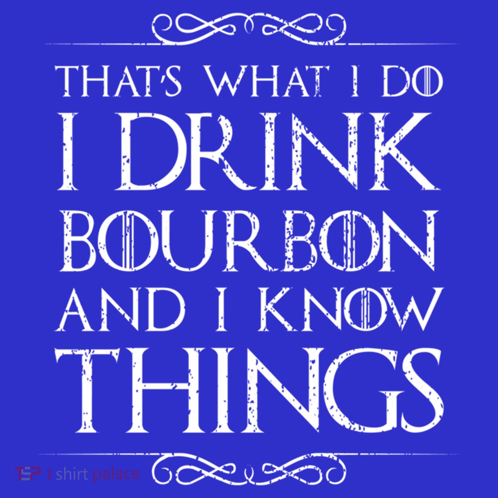I Bourbon And I Know Things Cute Gift Women's Long Sleeve Shirt