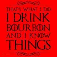 I Bourbon And I Know Things Cute Gift Santa Hat thumb 1