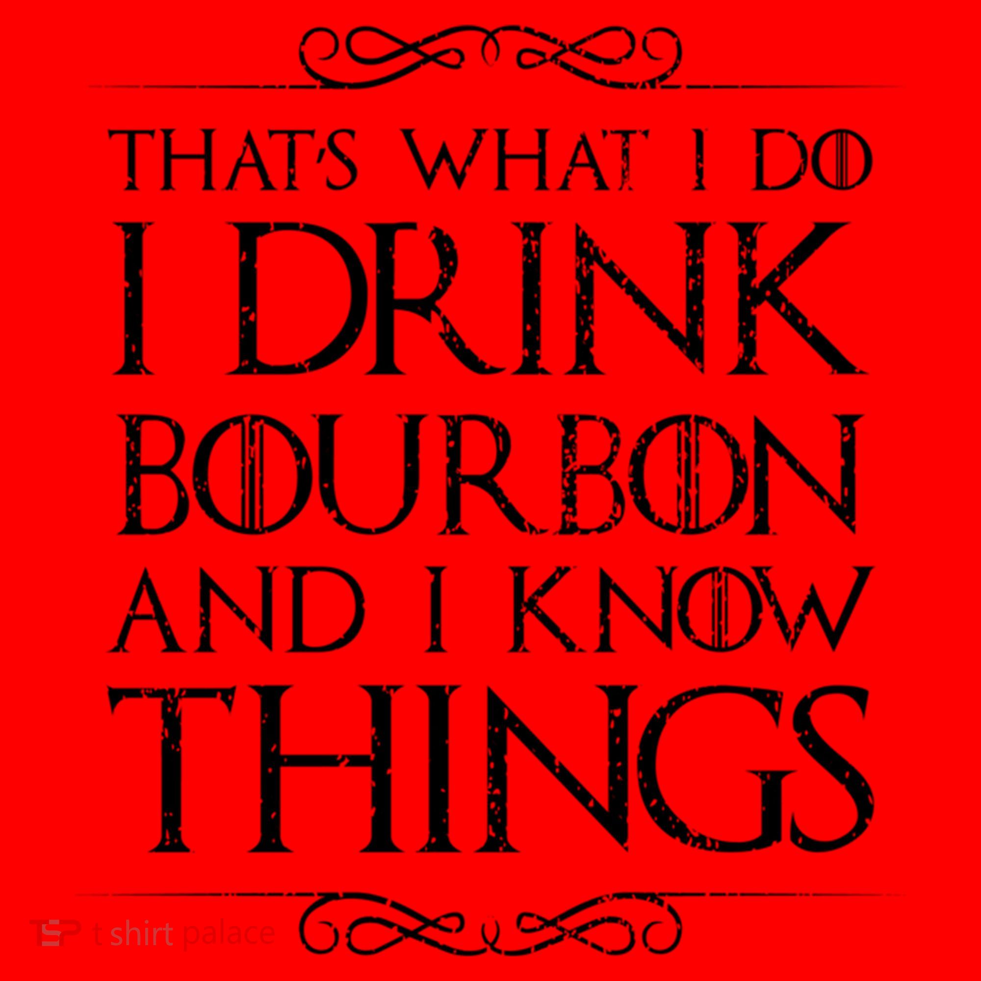 I Bourbon And I Know Things Cute Gift Santa Hat