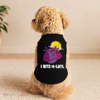 I Bite A Lot Axolotl Funny Halloween Vampire Doggie Tank thumb 2