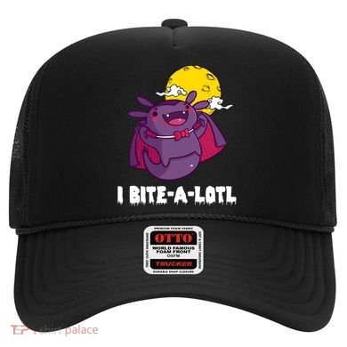 I Bite A Lot Axolotl Funny Halloween Vampire Hat
