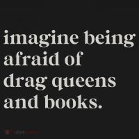 Imagine Being Afraid Of Drag Queens And Books Ornament thumb 1