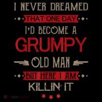 I'd Become A Grumpy Old Man Ornament thumb 1