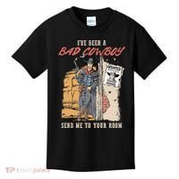 IVe Been A Bad Cowboy Send Me To Your Room Kids T-Shirt thumb 0