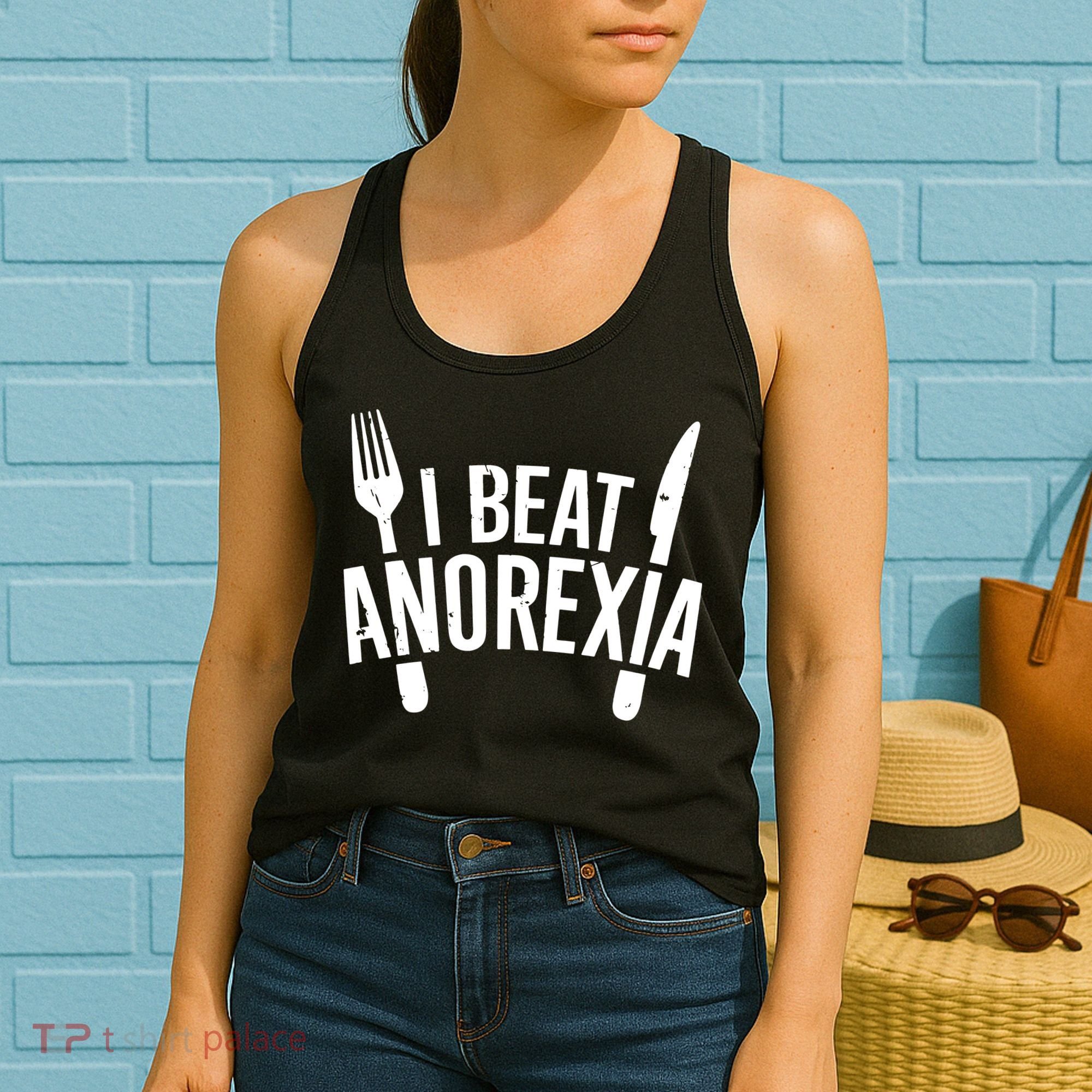 I Beat Anorexia Women's Tank Top