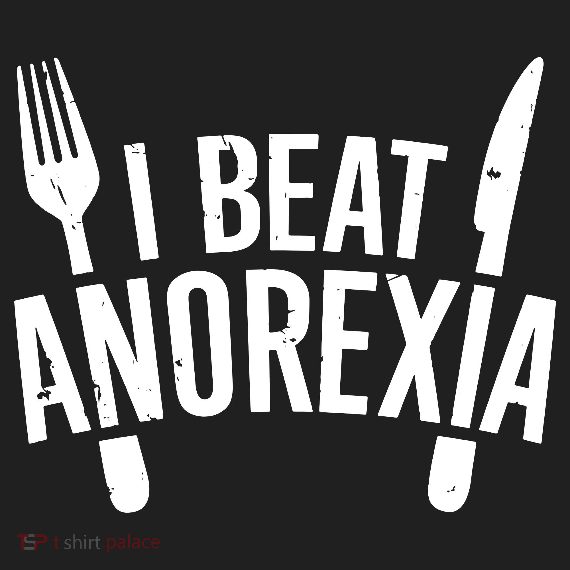 I Beat Anorexia Golf Towel