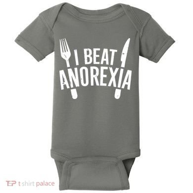 I Beat Anorexia Baby Bodysuit