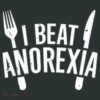 I Beat Anorexia Baby Bodysuit thumb 2