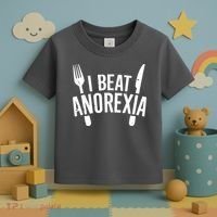 I Beat Anorexia Toddler T-Shirt thumb 3