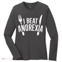 I Beat Anorexia Women's Long Sleeve Shirt thumb 0