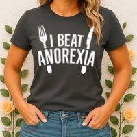 I Beat Anorexia Women's T-Shirt thumb 2