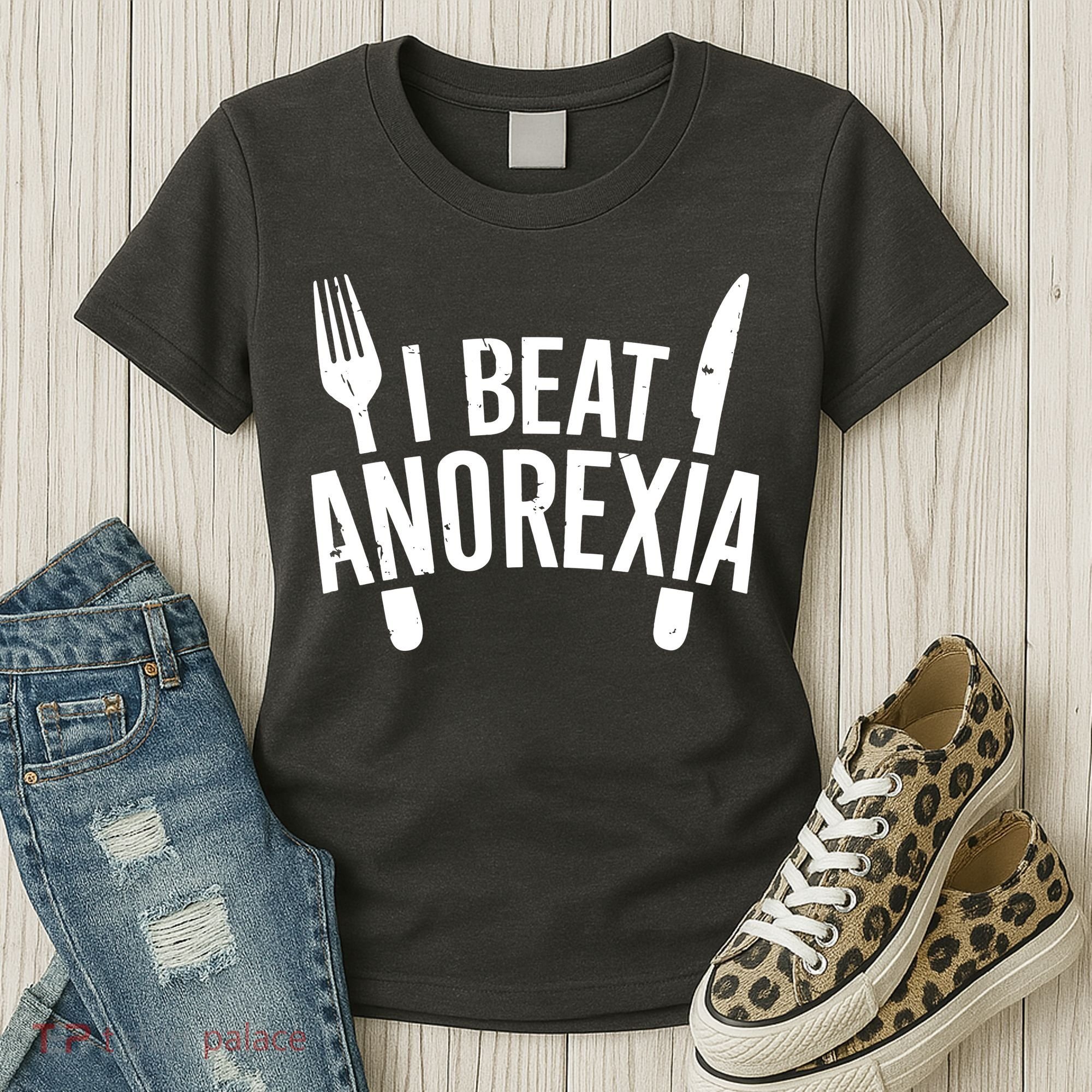 I Beat Anorexia Women's T-Shirt