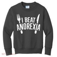 I Beat Anorexia Kids Sweatshirt thumb 0