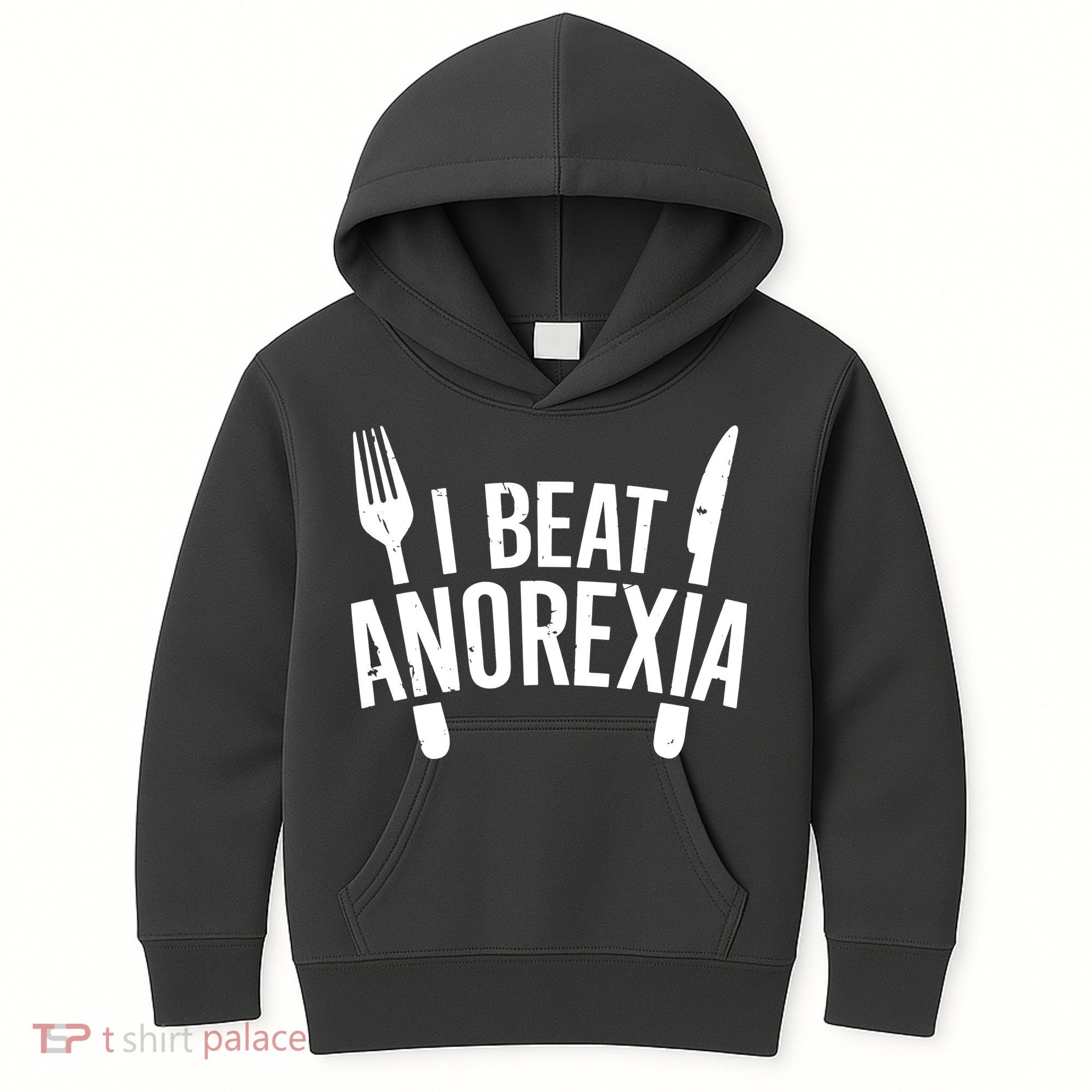 I Beat Anorexia Kids Hoodie