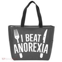 I Beat Anorexia Tote Bag thumb 0