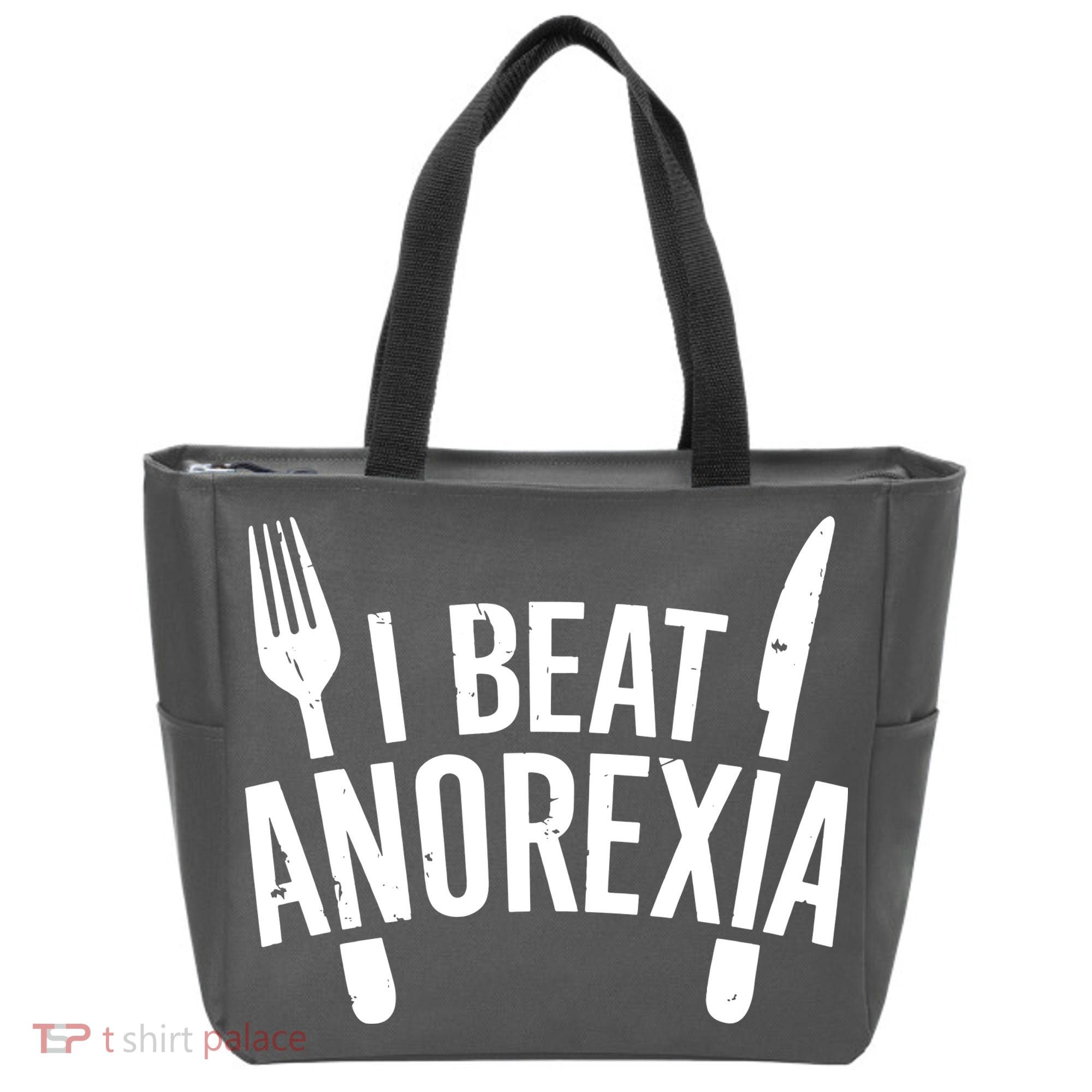I Beat Anorexia Tote Bag