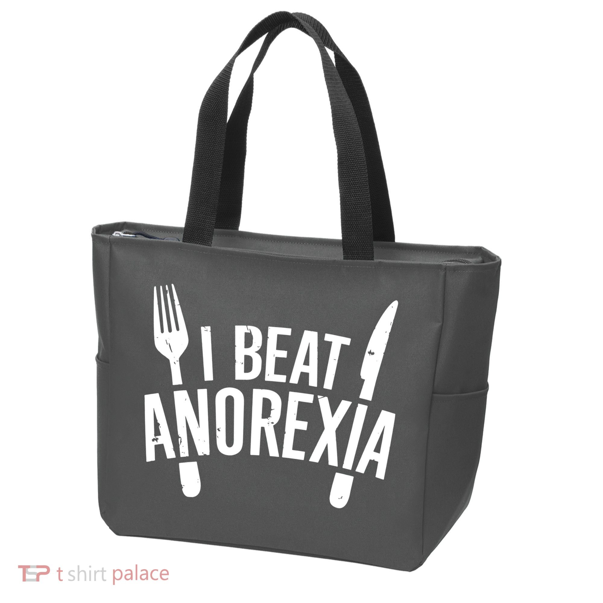 I Beat Anorexia Tote Bag