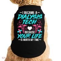 I Became A Dialysis Technician Hemodialysis Nephrology Tech Doggie Tank thumb 0