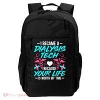 I Became A Dialysis Technician Hemodialysis Nephrology Tech Backpack thumb 0