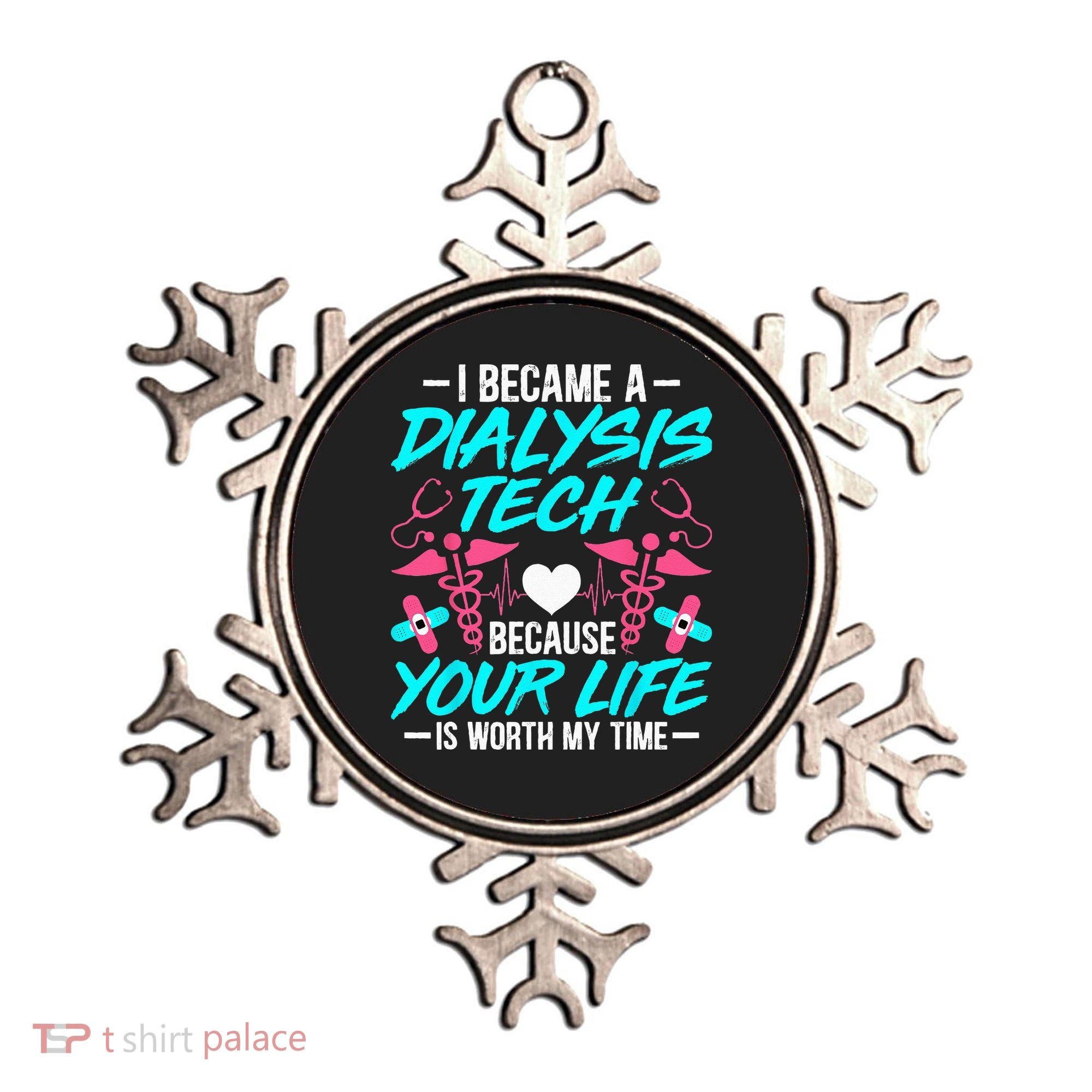 I Became A Dialysis Technician Hemodialysis Nephrology Tech Ornament