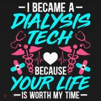 I Became A Dialysis Technician Hemodialysis Nephrology Tech Ornament thumb 1