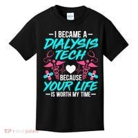 I Became A Dialysis Technician Hemodialysis Nephrology Tech Kids T-Shirt thumb 0
