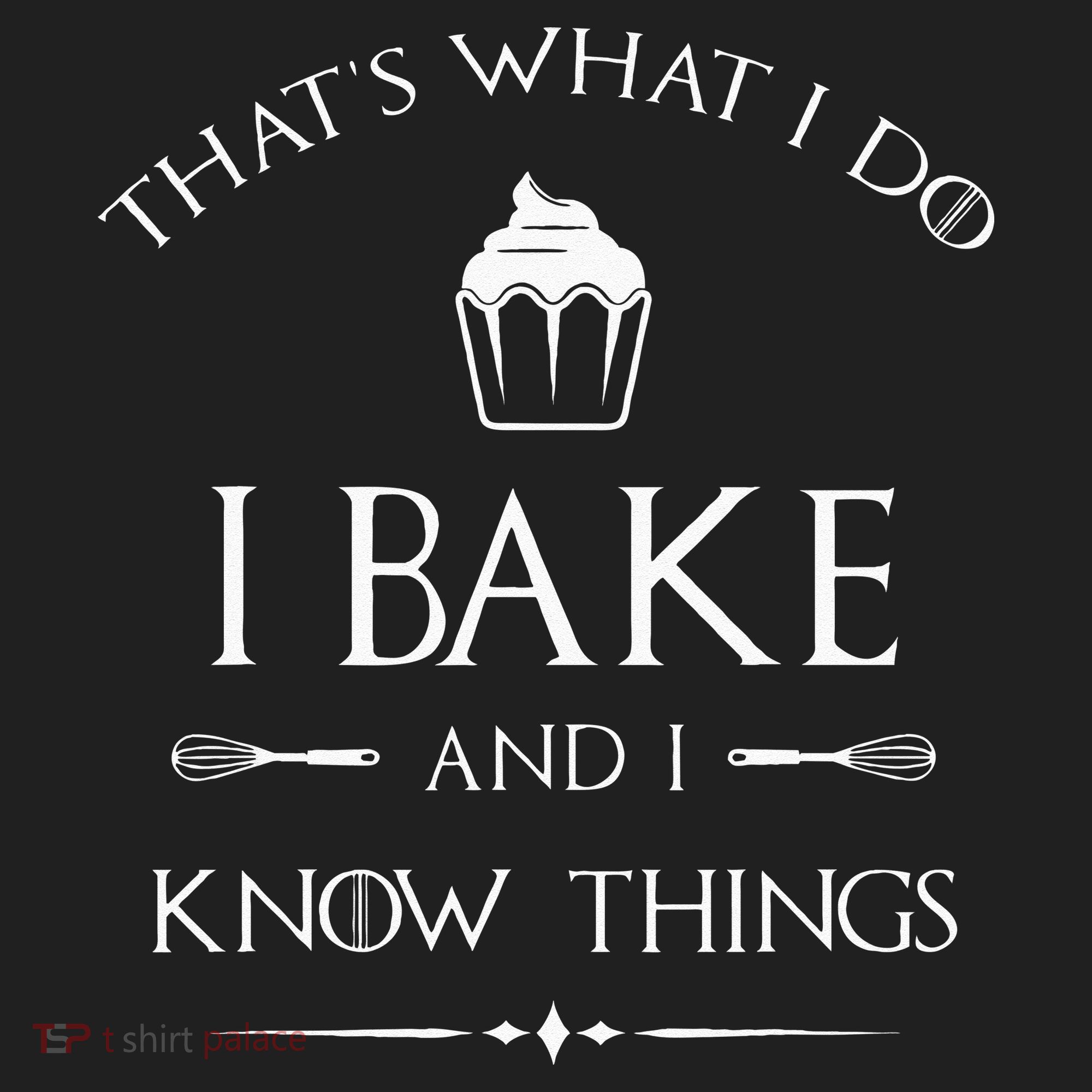 I Bake And I Know Things Funny Pastry Baker Baking Gift Beanie