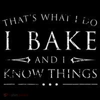 I Bake And I Know Things  Funny Baker Baking Gift Toddler Hoodie thumb 2