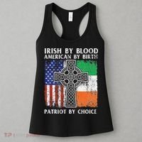 Irish By Blood American By Birth Patriot By Choice Ireland Women's Tank Top thumb 3