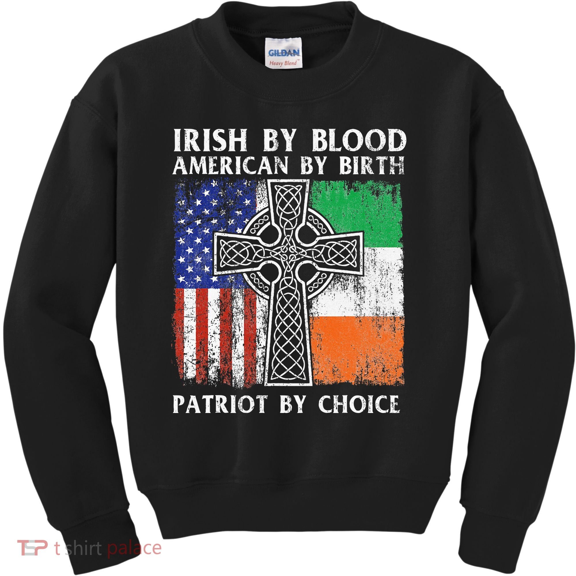 Irish By Blood American By Birth Patriot By Choice Ireland Kids Sweatshirt