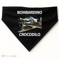 Italian Brainrot Bombardino Crocodilo USA-Made Doggie Bandana thumb 0