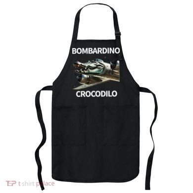 Italian Brainrot Bombardino Crocodilo Apron