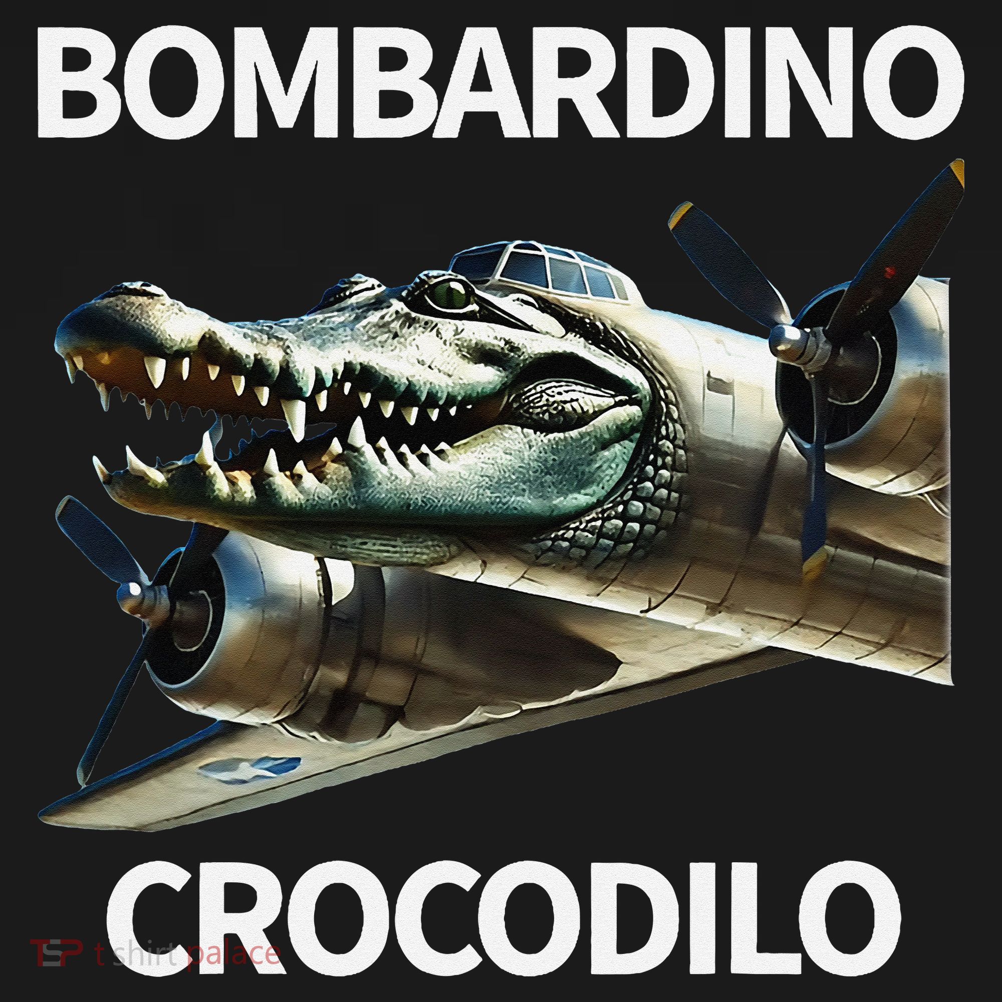 Italian Brainrot Bombardino Crocodilo Apron