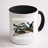 Italian Brainrot Bombardino Crocodilo Coffee Mug thumb 1
