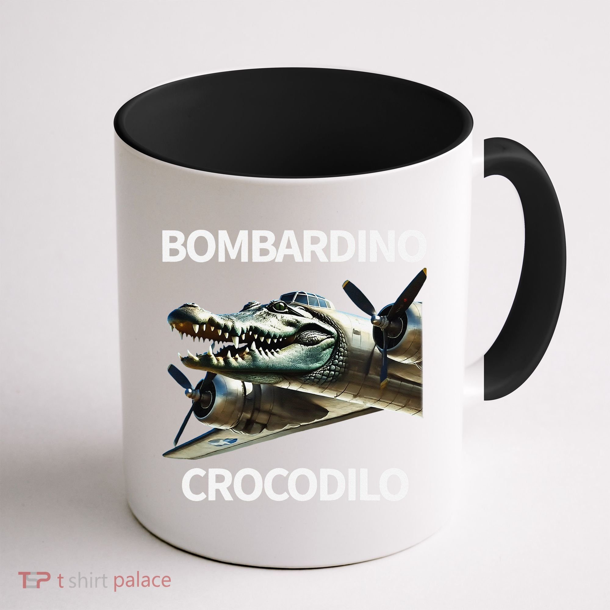 Italian Brainrot Bombardino Crocodilo Coffee Mug