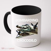 Italian Brainrot Bombardino Crocodilo Coffee Mug thumb 0