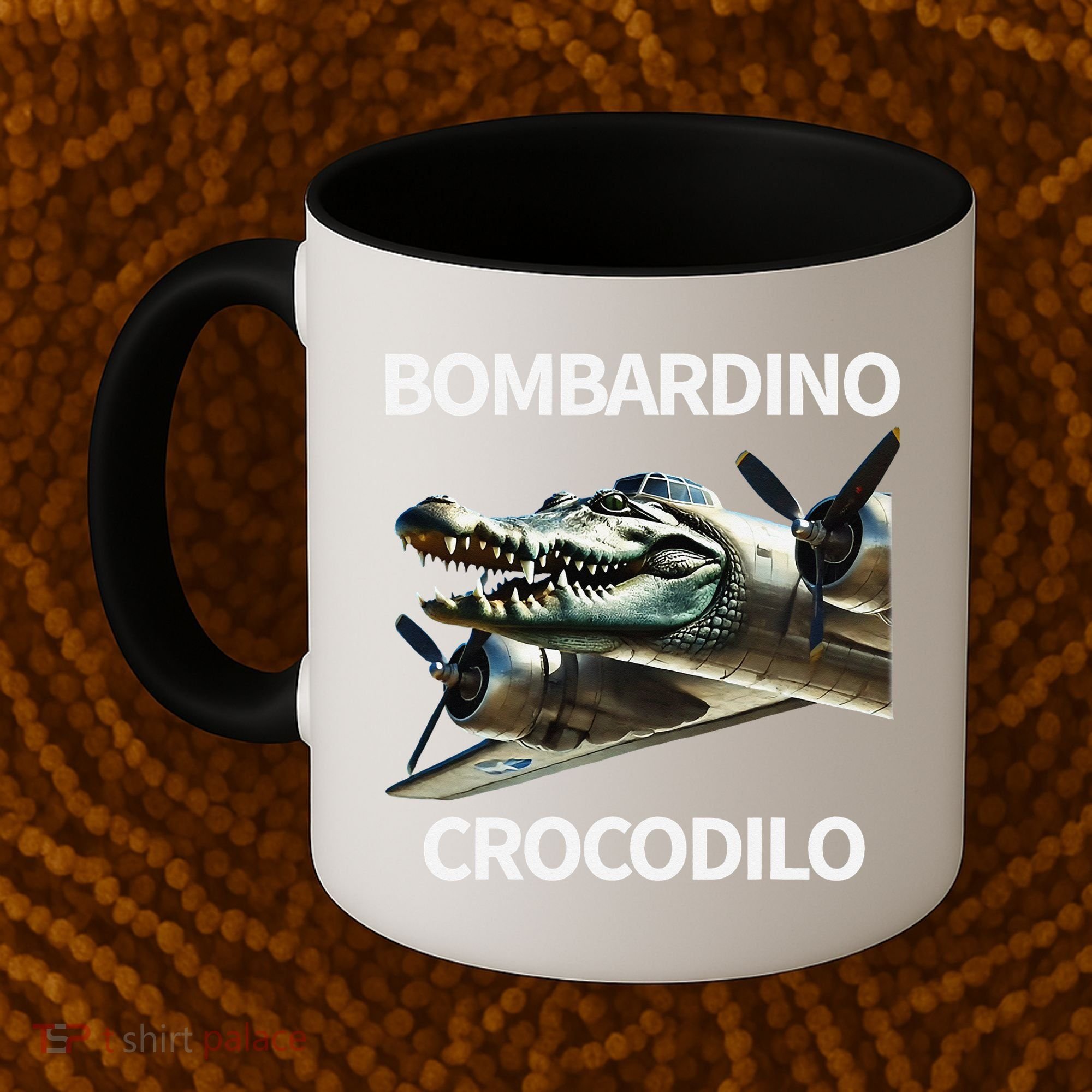 Italian Brainrot Bombardino Crocodilo Coffee Mug