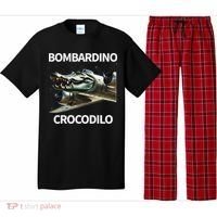 Italian Brainrot Bombardino Crocodilo Pajama Set thumb 0