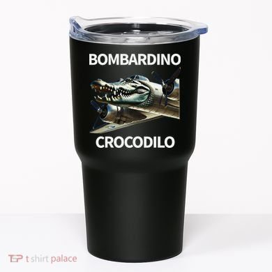 Italian Brainrot Bombardino Crocodilo Tumbler