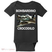 Italian Brainrot Bombardino Crocodilo Baby Bodysuit thumb 0