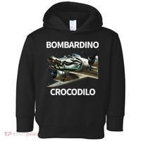 Italian Brainrot Bombardino Crocodilo Toddler Hoodie thumb 0