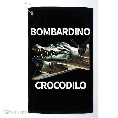 Italian Brainrot Bombardino Crocodilo Golf Towel